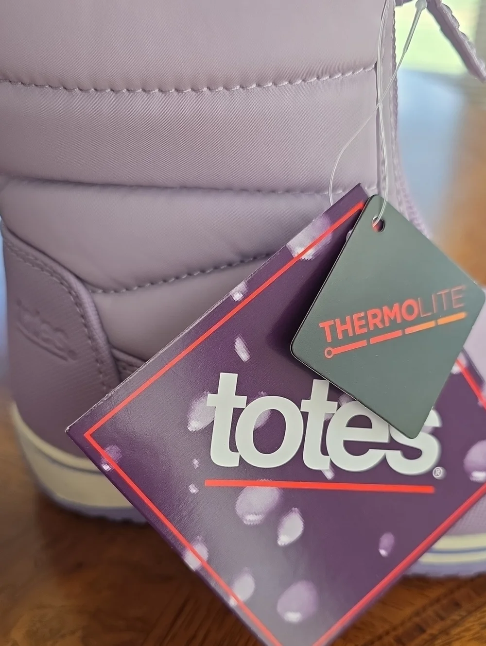 Totes Toddler Girls Zippy Waterproof Insulated Flat Heel Winter Boots LILAC 9T